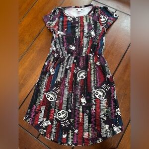 Lularoe Disney Nightmare Before Christmas size 8 Mae Dress
